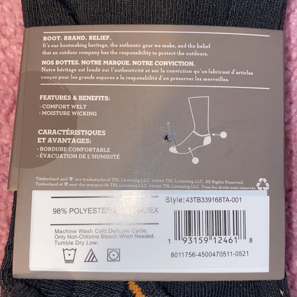 NEW Timberland No show Socks - Picture 3 of 3